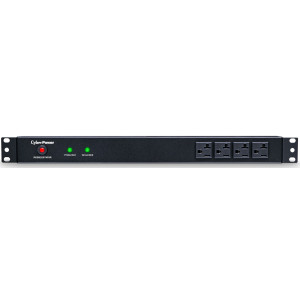 CyberPower RKBS20ST4F8R Rackmount surge protector, 20-Amp, 1800 Joules, 12 NEMA 5-20R outlets, NEMA 5-20P twist lock plug CyberPower RKBS20ST4F8R Rackmount surge protector, 20-Amp, 1800 Joules, 12 NEMA 5-20R outlets, NEMA 5-20P twist lock plug